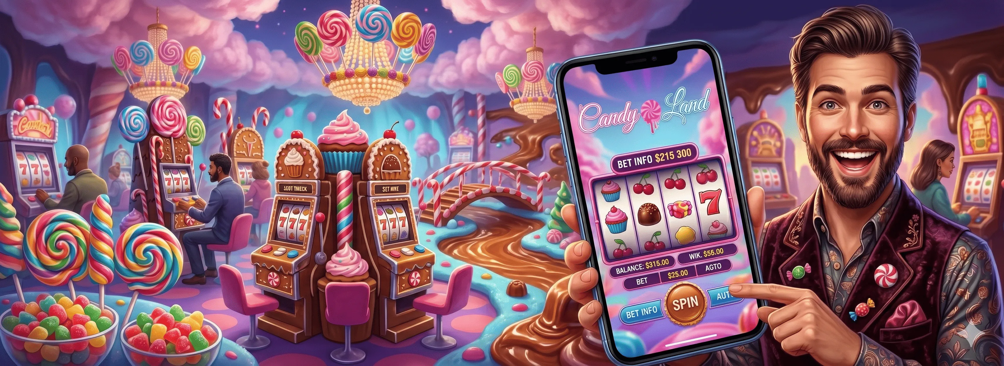 Candyland Casino application